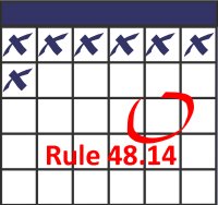Rule 48 on calendar