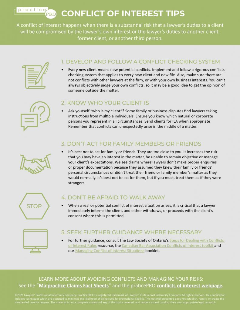 Tips to Avoid Conflict of Interest Claims practicePRO